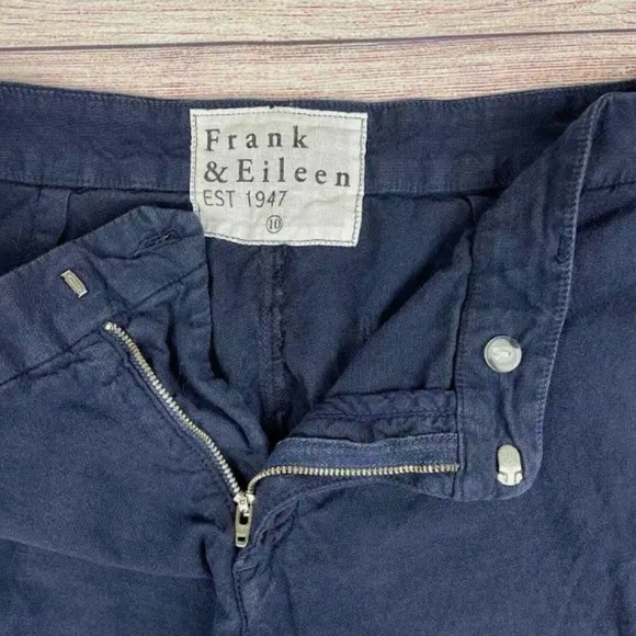 Frank & Eileen Kinsale Navy Pants. Size 10. Worn once. EUC